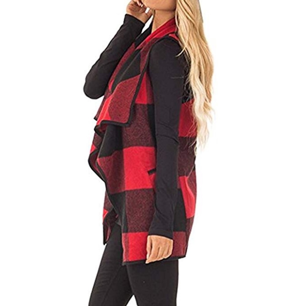 Beautiful women vest cardigan with pockets - Picture 3 of 4